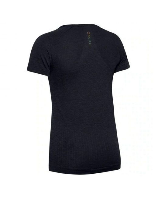 Under Armour Blue Rush Seamless T-Shirt Training Top 1351602 001