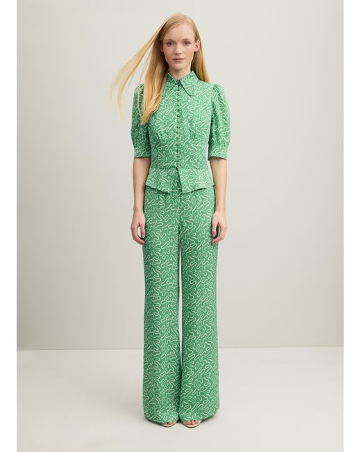 L.K.Bennett Green Esme Trousers