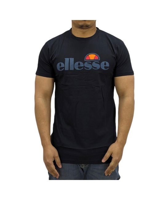 Ellesse Black Giniti T Shirt Short Sleeve for men