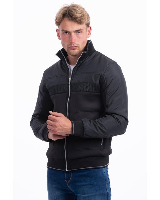 D Rock Blue D Rock Fleece Jacket With Zipped Pockets Lightweight for men