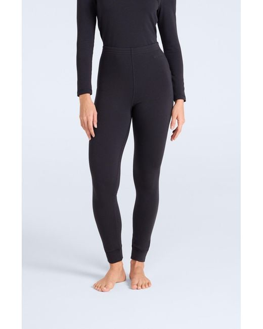 Mountain Warehouse Black 'Blaze' Thermal Leggings Warm Cosy Base Layer Bottoms