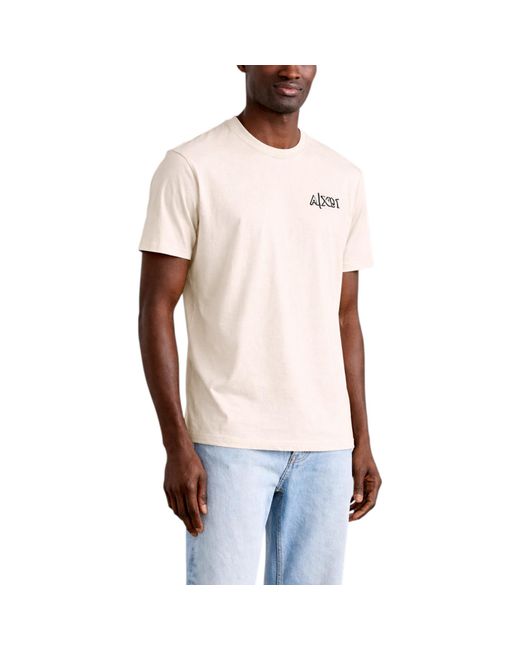 Armani Blue Exchange T-Shirts Milano Embroidery A for men