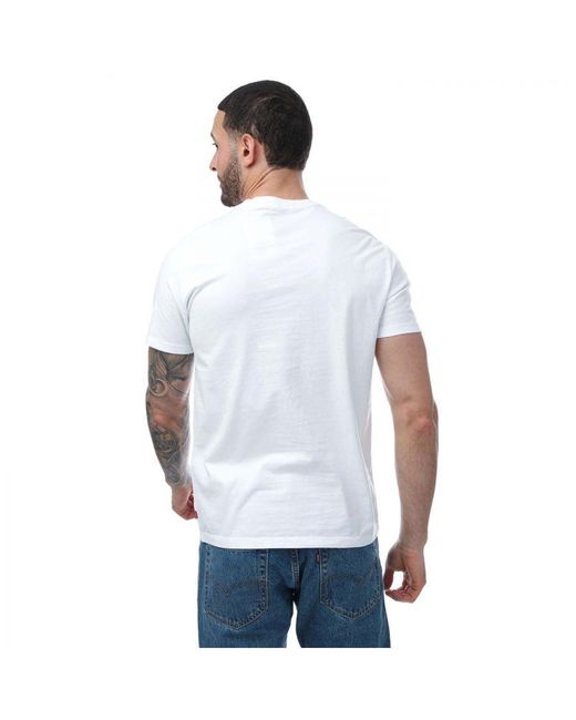 Levi's White Levi'S Bandana Graphic Crewneck T-Shirt for men