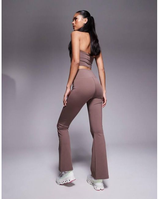 4505 Purple Slim Kick Active Legging