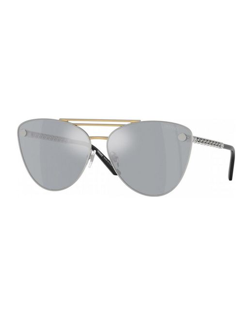 Versace Gray Ve2267-15141U-64 Ve2267 64 15141U Fashion Sunglasses