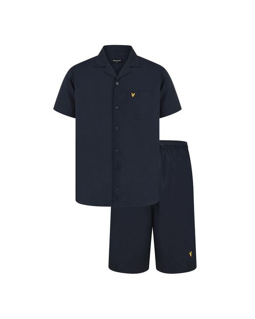 Lyle & Scott Blue And Sh Shirt Set for men
