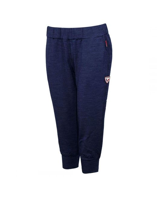Rossignol Blue Yummy Dark 3/4 Track Pants Cotton