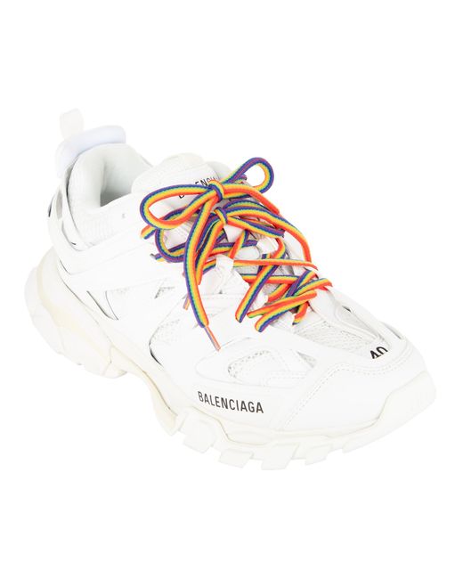 Balenciaga White Track Pride Multi' Cotton for men