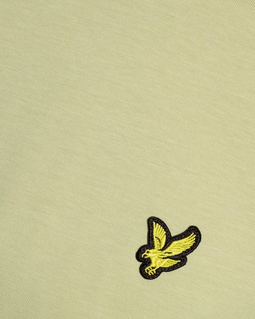 Lyle & Scott Green Cotton Crew Neck T-Shirt for men