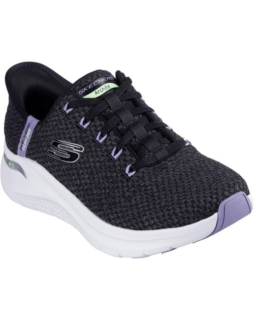 Skechers Blue Arch Fit 2.0 Good Energy 150322-Bkmt/Multi Lace Up Shoes