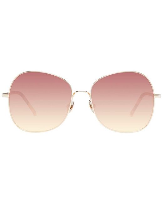 Scotch & Soda Pink Square Sunglasses With Uv Protection