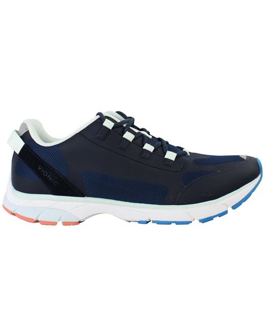 Vionic Blue Edin Dark Trainers