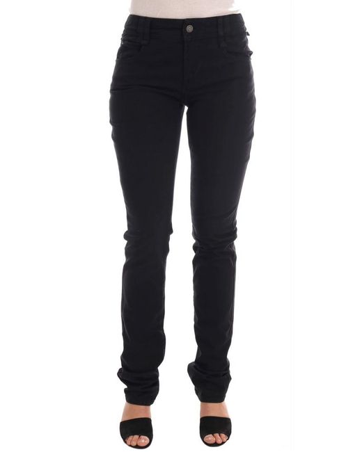 John Galliano Blue Cotton Denim Stretch Regular Fit Jeans Material_Cotton
