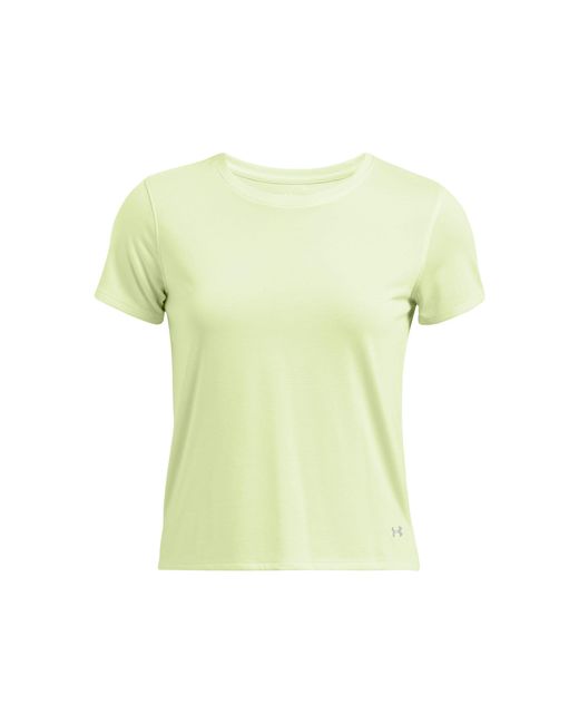 Under Armour Yellow Ladies Launch Short-Sleeved Top