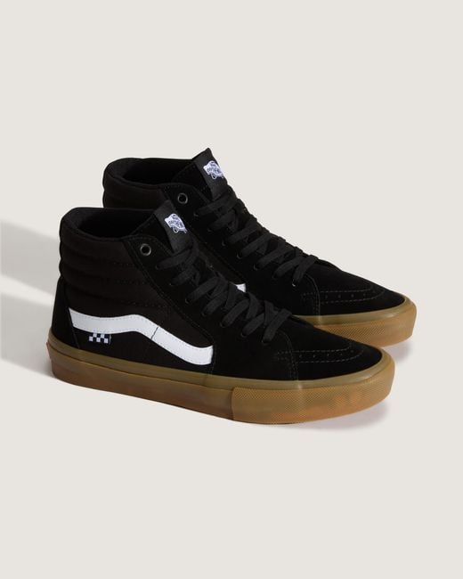 Vans Black Skate Sk8-Hi Sneakers for men