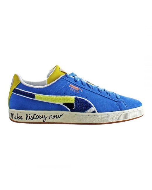 PUMA Classic X Black Fives Blue Trainers Leather for Men Lyst UK