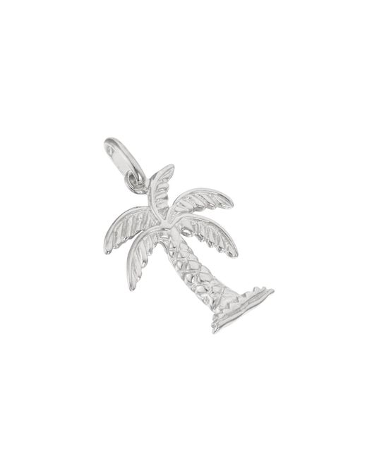 SEOL + GOLD Metallic Sterling Palm Tree Charm Pendant