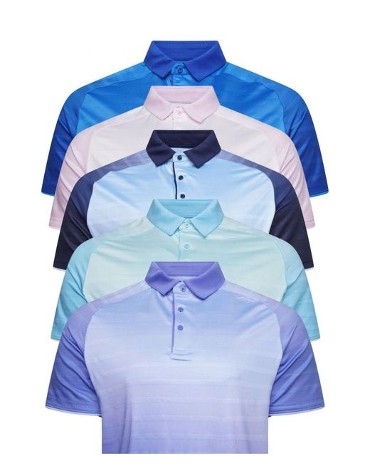 Head Blue Eric Pack Of 5 Polo Shirt for men