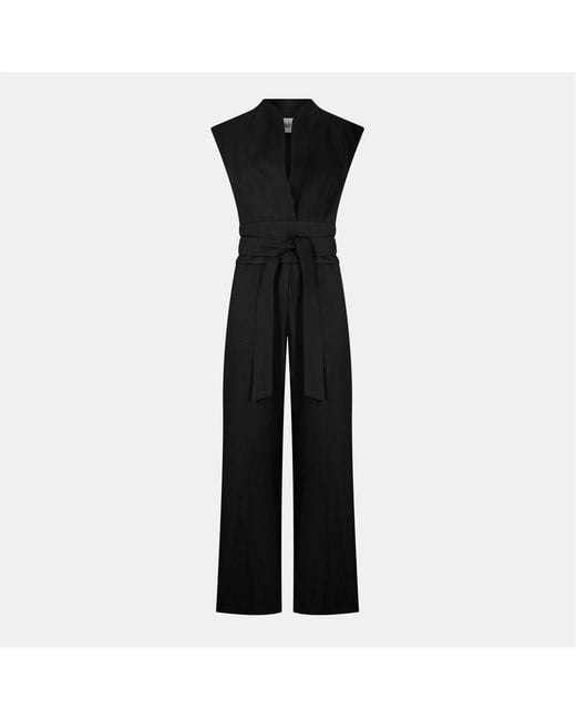 Odd Muse Black Wrap Jumpsuit