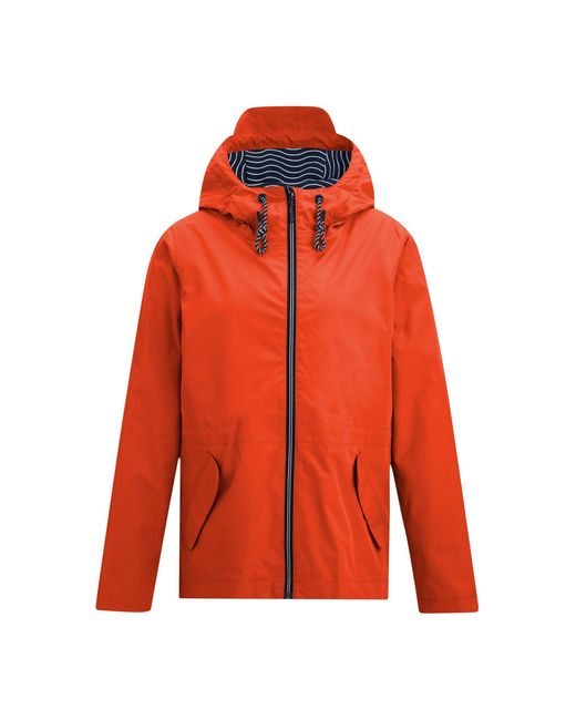 Regatta Orange Ladies Bayletta Grid Distress Waterproof Jacket (Tangerine Tango)
