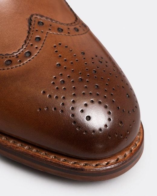 Oliver Sweeney Brown Wingtip Leather Brogue