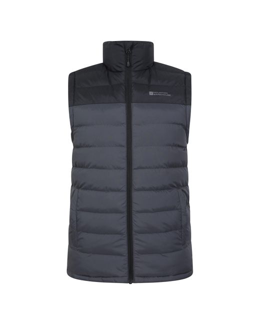 Mountain Warehouse Blue Padded Utility Gilet for men