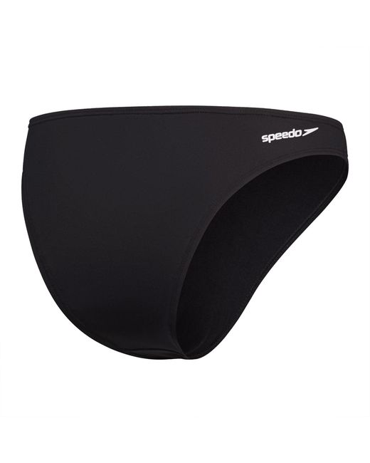 Speedo Black Solid Scp Bik
