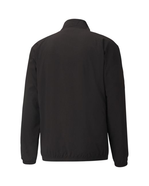 PUMA Black Teamliga Sideline Jacket Tracksuit Top for men