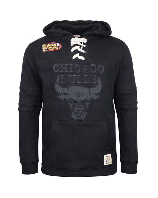 Mitchell & Ness Blue Nba Chicago Bulls Hoodie for men