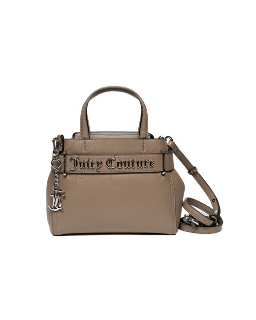 Juicy Couture Jasmine S Dubbele Handgreep Taupe in het Gray