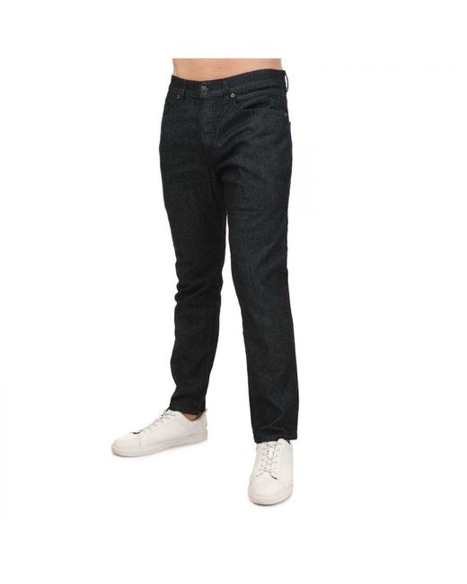 DIESEL Black D-Fining Tapered Jeans for men