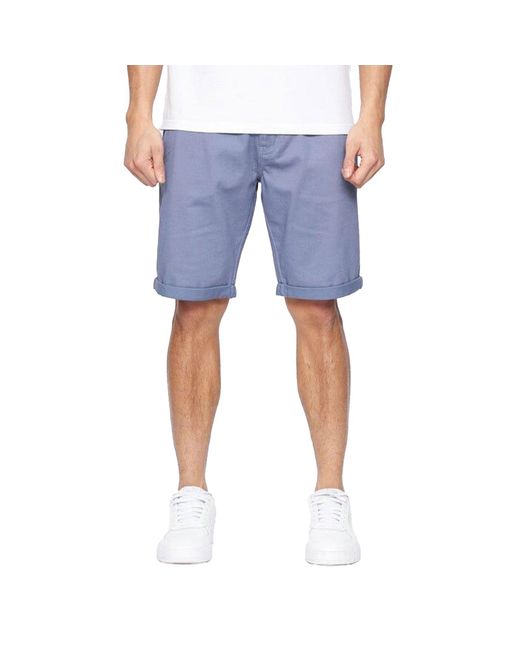 Crosshatch Blue Sinwood Shorts for men