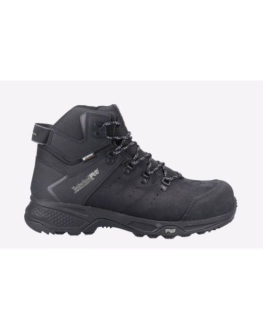 Timberland Black Switchback Waterproof Work Boots for men
