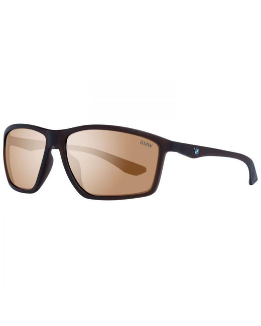 BMW Brown Rectangle Sunglasses With 100% Uva & Uvb Protection for men