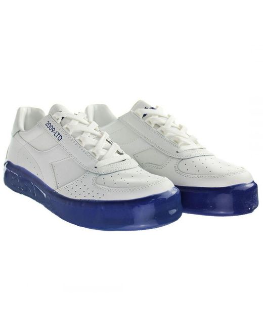Diadora Blue B.Elite Msgm Trainers Leather for men