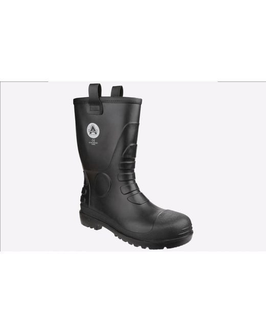 Amblers Safety Black Fs90 Waterproof Boot for men