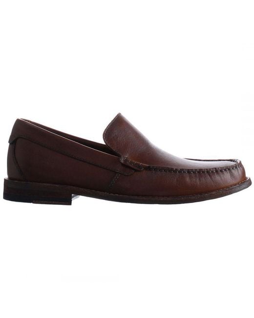 Clarks Brown Pace Barnes Shoes for men