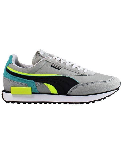PUMA Gray Future Rider Double Trainers for men