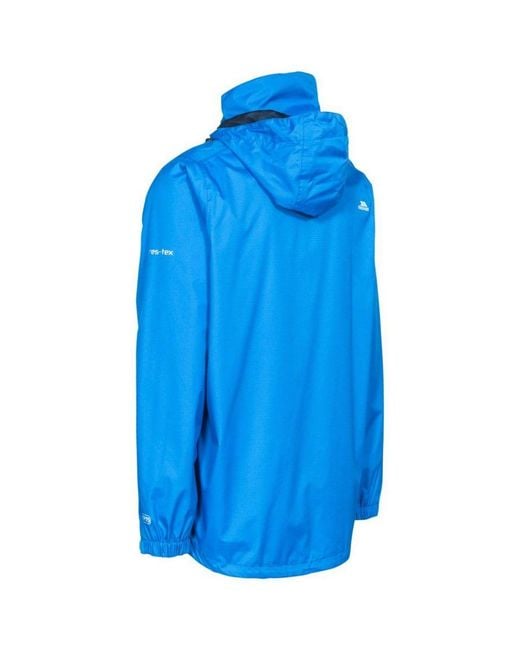 Trespass Blue Fraser Ii Waterproof Jacket for men