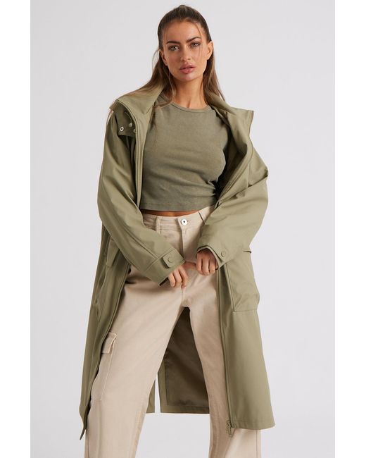 Urban Bliss Natural Rubberised Raincoat