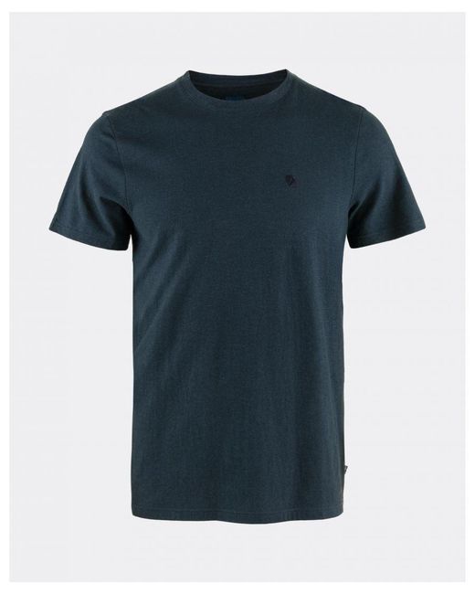Fjallraven Blue Hemp Blend T-Shirt for men
