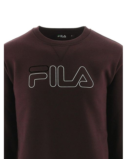 Fila Black Tawny Port Jude Sweatshirt for men