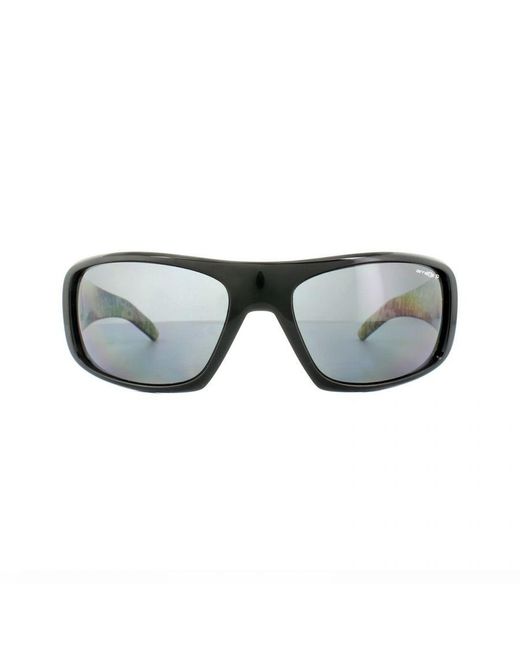 Arnette Gray Sunglasses Hot Shot 4182 214981 Polished Graphics Inside Polarized for men