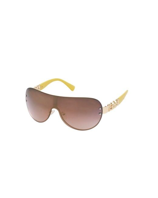Guess Pink Gold Metal Sunglasses