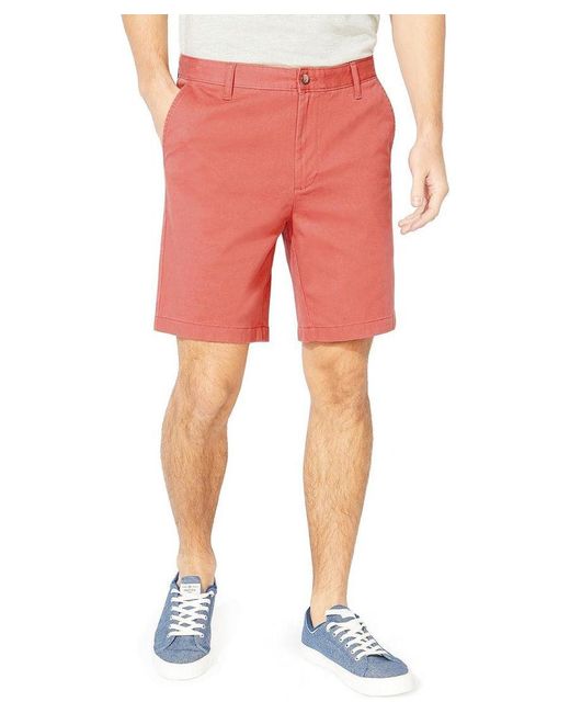 Nautica Red Chino Shorts for men