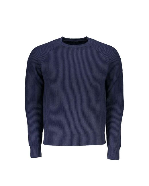 North Sails Blue Cotton Sweater for men