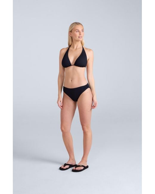 Mountain Warehouse White 'Iona' Halter Crinkle Bikini Bottom Sun Protection Quick Dry Stretchy Swimwear