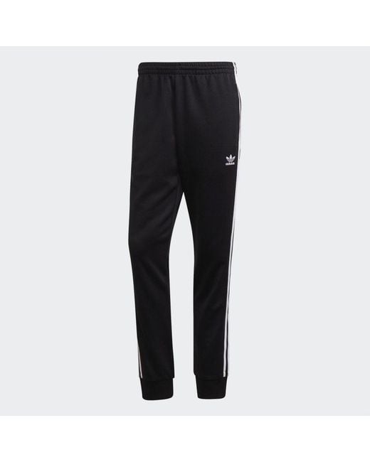 Adidas Originals Black Adicolor Classics Primeblue Sst Track Pants for men