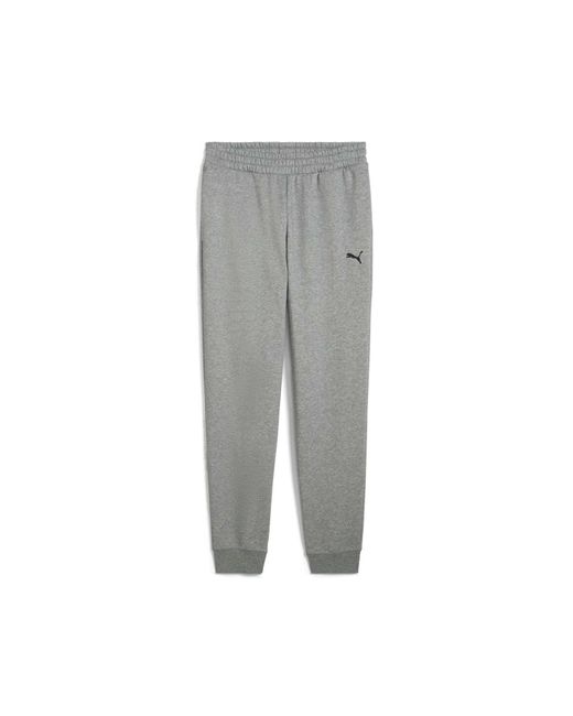 PUMA Gray Logo Cuffed Jog Pant for men