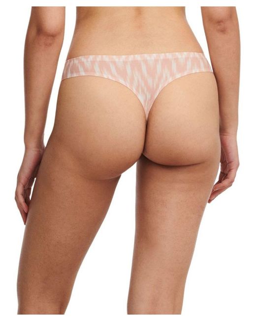 Chantelle Pink Softstretch Thong